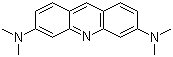 structure of CAS# 494-38-2, 3,6-Bis(dimethylamino)acridine;N,N,N',N'-Tetramethyl-3,6-acridinediamine; 3,6-Bis(dimethylamino)acridine; 3,6-Di(dimethylamino)acridine; Acridine Orange base; Acridine orange free base; Brilliant Acridine Orange E; C.I. 46005B