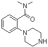 N,N-Dimethyl-2-(piperazin-1-yl)benzamide molecular structure (CAS 494782-69-3)