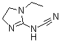 (1-乙基-4,5-二氢-1H-咪唑-2-基)氰胺分子结构 (CAS 49552-13-8)