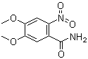 结构式 CAS# 4959-60-8, 4,5-二甲氧基-2-硝基苯甲酰胺
