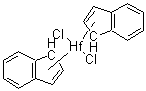 Dichlorobis(eta5-indenyl)hafnium molecular structure (CAS 49596-05-6)