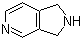 structure of CAS# 496-13-9, Merimine;2,3-Dihydro-1H-pyrrolo[3,4-c]pyridine