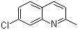 7-Chloro-2-methylquinoline molecular structure (CAS 4965-33-7)