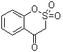 structure of CAS# 49670-47-5, 1,2-Benzoxathiin-4(3H)-one 2,2-dioxide