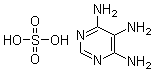 structure of CAS# 49721-45-1, 4,5,6-Pyrimidinetriamine sulfate;4,5,6-Triaminopyrimidine sulfate; NSC 49184
