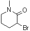 3-Bromo-1-methyl-2-piperidinone molecular structure (CAS 49785-85-5)