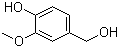 4-Hydroxy-3-methoxybenzyl alcohol molecular structure (CAS 498-00-0)