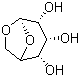 1,6-脱水-beta-D-吡喃葡萄糖分子结构 (CAS 498-07-7)