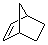 structure of CAS# 498-66-8, Norbornylene;2-Norbornylene; 3,6-Endomethylenecyclohexene; Bicyclo[2.2.1]heptene; NSC