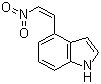 4-(2-硝基乙烯基)吲哚分子结构 (CAS 49839-99-8)