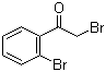 structure of CAS# 49851-55-0, 2-Bromophenacyl bromide;2-Bromo-1-(2-bromophenyl)ethanone