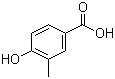 4-Hydroxy-3-methylbenzoic acid molecular structure (CAS 499-76-3)