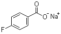 Sodium 4-fluorobenzoate molecular structure (CAS 499-90-1)