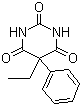 structure of CAS# 50-06-6, Phenobarbital;Luminal; 5-Ethyl-5-phenyl-2,4,6-pyrimidinetrione; 5-Ethyl-5-phenylbarbituric acid