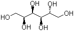 D-Sorbitol molecular structure (CAS 50-70-4)