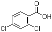 2,4-二氯苯甲酸分子结构 (CAS 50-84-0)