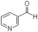 结构式 CAS# 500-22-1, 3-吡啶甲醛; 吡啶-3-甲醛
