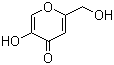 structure of CAS# 501-30-4, Kojic acid;5-Hydroxy-2-hydroxymethyl-4-pyrone; 5-Hydroxy-2-(hydroxymethyl)-4H-pyran-4-one