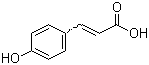 结构式 CAS# 501-98-4, 4-羟基肉桂酸; 对羟基肉桂酸; 对羟基苯基丙烯酸; 对香豆酸