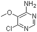 4-氨基-6-氯-5-甲氧基嘧啶分子结构 (CAS 5018-41-7)