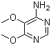 4-氨基-5,6-二甲氧基嘧啶分子结构 (CAS 5018-45-1)