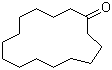 Cyclopentadecanone molecular structure (CAS 502-72-7)
