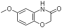 structure of CAS# 5023-12-1, 6-Methoxy-4H-benzo[1,4]oxazin-3-one;6-(Methyloxy)-2H-1,4-benzoxazin-3(4H)-one; 6-Methoxy-2H-1,4-benzoxazin-3(4H)-one