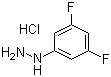 结构式 CAS# 502496-27-7, 3,5-二氟苯肼盐酸盐