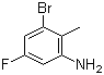 structure of CAS# 502496-36-8, 3-Bromo-5-fluoro-2-methylaniline;3-Bromo-5-fluoro-2-methylphenylamine; 3-Bromo-5-fluoro-2-methylbenzenamine