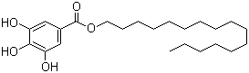 结构式 CAS# 5026-65-3, 3,4,5-三羟基苯甲酸十六烷基酯
