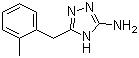 5-(2-Methylbenzyl)-4H-1,2,4-triazol-3-amine molecular structure (CAS 502685-45-2)