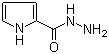 结构式 CAS# 50269-95-9, 1H-吡咯-2-甲酰肼