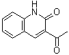 结构式 CAS# 50290-20-5, 3-乙酰基-2(1H)-喹啉酮