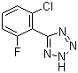 结构式 CAS# 503293-47-8, 5-(2-氯-6-氟苯基)-2H-四氮唑