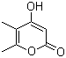 4-Hydroxy-5,6-dimethylpyran-2-one molecular structure (CAS 50405-45-3)