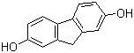 结构式 CAS# 5043-54-9, 2,7-二羟基芴; 9H-芴-2,7-二醇