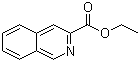 结构式 CAS# 50458-79-2, 异喹啉-3-甲酸乙酯