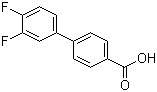 structure of CAS# 505082-81-5, 3',4'-Difluorobiphenyl-4-carboxylic acid;3,4-Difluoro-[1,1'-biphenyl]-4'-carboxylic acid