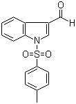 structure of CAS# 50562-79-3, 1-[(4-Methylphenyl)sulfonyl]-1H-indole-3-carboxaldehyde;1-(4-Methylbenzenesulfonyl)-1H-indole-3-carboxaldehyde; 1-Tosyl-1H-indole-3-carboxaldehyde; 1-Tosylindole-3-carboxaldehyde; N-Tosyl-3-formylindole