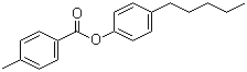 结构式 CAS# 50649-59-7, 4-甲基苯甲酸对戊基苯酚酯