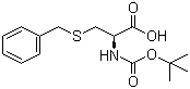 structure of CAS# 5068-28-0, Boc-S-Benzyl-L-cysteine;N-(tert-Butoxycarbonyl)-S-benzyl-L-cysteine