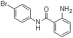 结构式 CAS# 50735-55-2, 2-氨基-N-(4-溴苯基)苯甲酰胺
