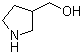 structure of CAS# 5082-74-6, 3-Hydroxymethylpyrrolidine;Pyrrolidin-3-yl-methanol