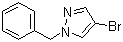 1-苄基-4-溴吡唑分子结构 (CAS 50877-41-3)