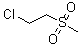 structure of CAS# 50890-51-2, 1-Chloro-2-(methylsulfonyl)ethane;2-Chloroethyl methyl sulfone; NSC 191945