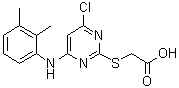 Pirinixic acid molecular structure (CAS 50892-23-4)