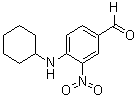 结构式 CAS# 509094-03-5, 4-环己基氨基-3-硝基苯甲醛