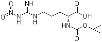 structure of CAS# 50913-12-7, N'-Nitro-N-Boc-D-arginine;Boc-D-Arg(NO2)-OH