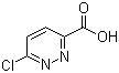 structure of CAS# 5096-73-1, 6-Chloropyridazine-3-carboxylic acid