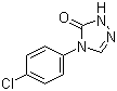 结构式 CAS# 5097-86-9, 4-(4-氯苯基)-1H-1,2,4-三唑-5(4H)-酮